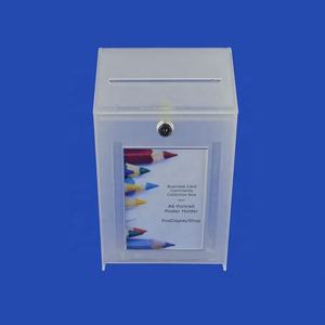 Frosted Acryl Suggestie En Klachtenbox Met Slotdisplay Rack Product - Product Image 2