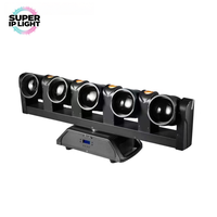 Barre de lumière LED mobile à 5 têtes 5x60W avec effet auxiliaire RGB pour scène, DJ, discothèque, karaoké, spectacle