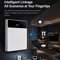 Interrupteur mural intelligent avec écran LCD Tuya