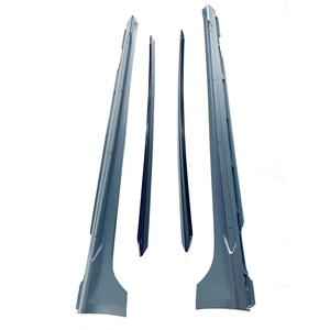 Kit de carrosserie de pare-chocs très bien pour 2019 2020 2021 <span class=keywords><strong>2022</strong></span> <span class=keywords><strong>Audi</strong></span> <span class=keywords><strong>A6</strong></span> mise à niveau vers les accessoires de voiture RS6 avec jupes latérales. - Product Image 3