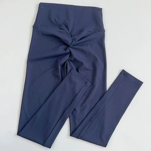 נשים לוגו מותאם אישית ליוגה חותלות גבוה המותניים לדחוף את יוגה מכנסיים כושר נקבה כושר התחת scrunch זיעה אימון - Product Image 6