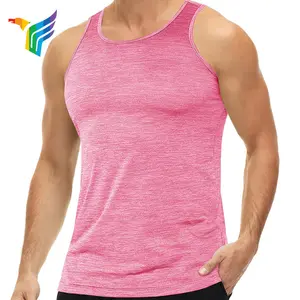 custom 100% polyester Gym tank top vest for men