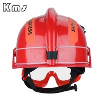 Casque de sauvetage rouge en aramide ignifuge réfléchissant de protection professionnelle personnalisé KMS pour pompiers