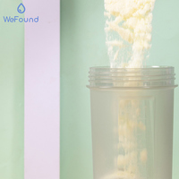 Bouteille de shaker personnalisée avec logo, en Tritan transparent, pour entraînements de fitness, vente en gros à prix réduit