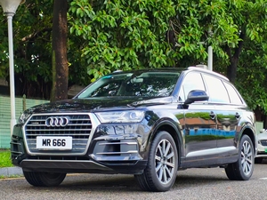 2017 <span class=keywords><strong>Audi</strong></span> <span class=keywords><strong>Q7</strong></span> 3.0t <span class=keywords><strong>SUV</strong></span> Truck all'ingrosso cambio automatico a sinistra Turbo motore in pelle FWD Dark per le scuole Online auto - Product Image 2