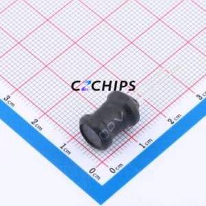 Inductor de Anillo de Color XR9*12-821K-L / Componente de Orificio Pasante (THT), D9xL12mm 820uH 10% 300mA 1.32Ohm - Product Image 1