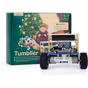 ชุดหุ่นยนต์ตั้งโต๊ะทรงตัวอัตโนมัติ ELEGOO สำหรับเด็กอายุ 8 ปีขึ้นไป เหมาะสำหรับเป็นของขวัญ พร้อมแบตเตอรี่ลิเธียมโพลิเมอร์ในตัว รุ่น B07QWJH77V - Product Image 1