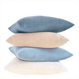 Housse de coussin décorative carrée en velours tricoté, douce et unie, personnalisable, pour la maison et l'hôtel - Product Image 4