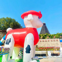 Grand toboggan gonflable géant d'extérieur pour adultes, thème safari, avec anneau de saut et toboggan aquatique, pour fêtes aquatiques, accessoires de parc aquatique