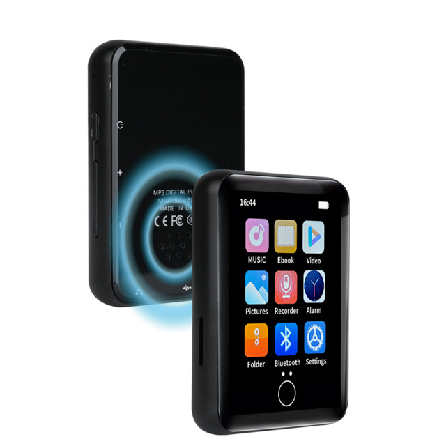 2.5 Inch Touch Screen BT MP3 MP4 MP5 Player Lossless Sound E-book Built-in Speaker Video Playback HD Recording Alarm Clock