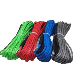 1/2inch Synthetic Winch Cable UHMWPE Winch Rope Extension UHMWPE Rope Towing Ropes