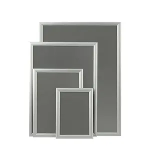 25mm A2 Größe Schnapp rahmen Silber Aluminium kante Frontlader Poster rahmen für die Wand