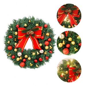 New Style Christmas Decoration Garlands Handcrafted Realistic Christmas <b>Wreaths</b> <b>Door</b> <b>Hangers</b> - Product Image 4