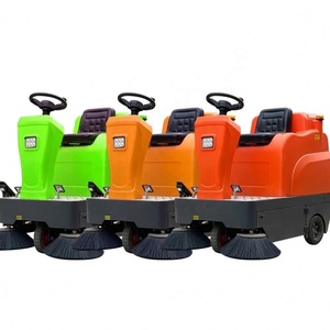 Barredora Eléctrica de 48V con Doble Cepillo y Carrocería Abierta para Limpieza de Suelos en Calles y Talleres Industriales - Product Image 2