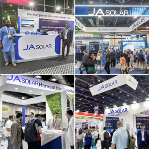 แผงโซลาร์เซลล์ JA High Efficiency Bifacial แบบกระจกสองชั้น 550w แบบ Half Cell โมโนคริสตัลไลน์ซิลิคอน - Product Image 6