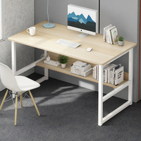 Table d'ordinateur avec tiroirs, bureau de jeu moderne simple bureau blanc pour chambre à coucher bureaux à domicile pour petit espace