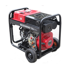 גנרטור דיזל תעשייתי אמין 6.5 קילוואט 220V/380V 50Hz/60Hz, אלטרנטור מקצועי נייד עם אינוורטר - Product Image 1