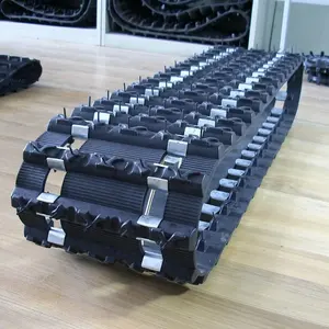 中国供应商出售255毫米宽度全地形车雪地机橡胶履带