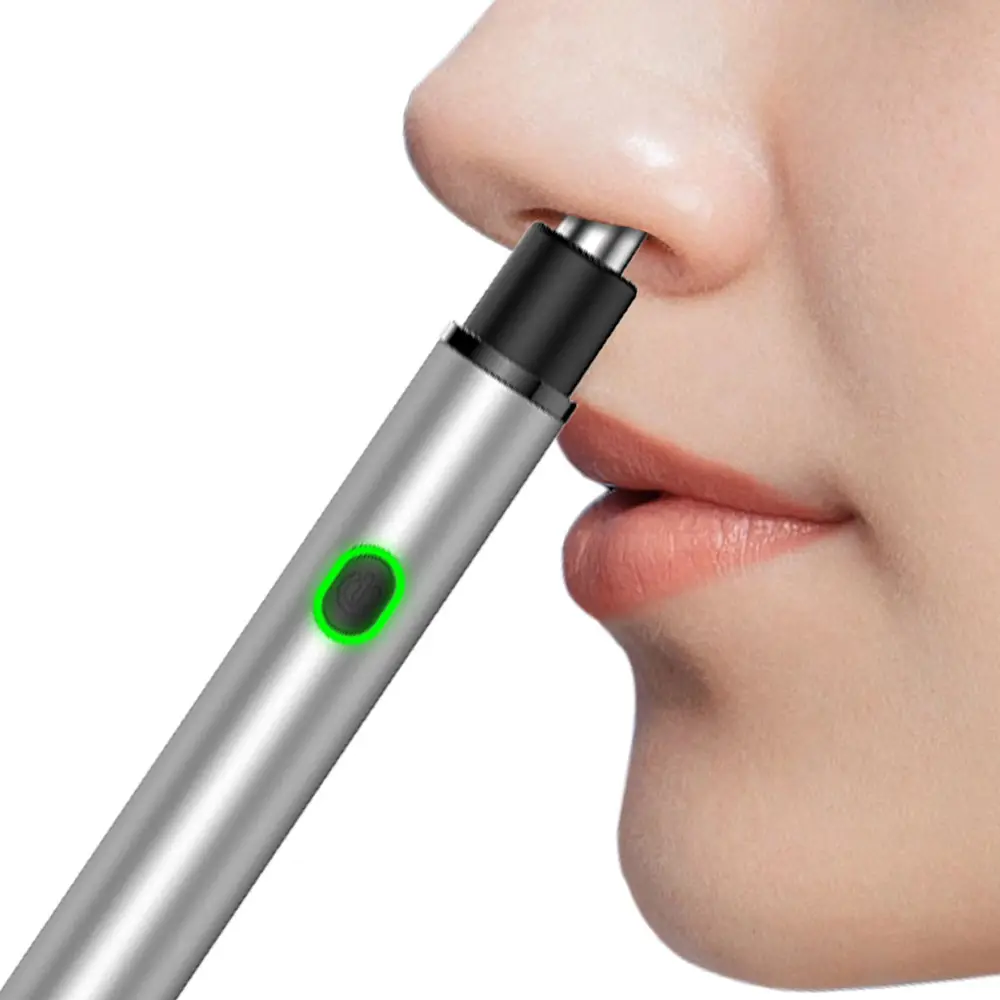 NEU 2 IN 1 elektrischer Augenbrauen-Trimmer für Damen Körper elektrischer Nasen-Haar-Trimmer USB-Gesichtsrasierer Nase und Ohren-Haarentfernung