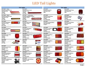 CATALOG Bayse 24V LED-LKW-Rückleuchten Blinker Positionsleuchte 12V LED-Seitenmarkierungsleuchte für LKW-Anhänger 24V Schlanke Rückleuchte - Product Image 5