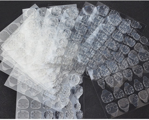 Film transparent <span class=keywords><strong>pour</strong></span> nail art, <span class=keywords><strong>adhésif</strong></span> <span class=keywords><strong>double</strong></span> <span class=keywords><strong>face</strong></span>, colle gelée non toxique <span class=keywords><strong>pour</strong></span> <span class=keywords><strong>faux</strong></span> <span class=keywords><strong>ongles</strong></span> - Product Image 2