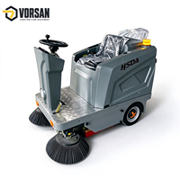 Machine de balayage routier pour entrepôts, usines, parkings, aéroports, routes municipales, nettoyage des routes, balayeuse industrielle électrique à conduite assistée