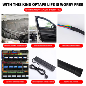 Espesor 0,75mm tela <span class=keywords><strong>de</strong></span> franela resistente al calor tela <span class=keywords><strong>de</strong></span> franela arnés <span class=keywords><strong>de</strong></span> cables <span class=keywords><strong>de</strong></span> coche <span class=keywords><strong>cinta</strong></span> aislante adhesiva aislante <span class=keywords><strong>cinta</strong></span> aislante eléctrica - Product Image 6