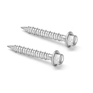 Vis autotaraudeuses revêtues Dacromet résistantes à la corrosion, attaches durables pour les applications en métal et en bois - Product Image 1