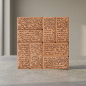 Carreaux de sol en céramique de porcelaine émaillée de fabrication indienne, 40x40 cm, aspect marbre, style rustique, pour sols intérieurs - Product Image 6