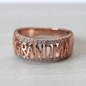 Anillo Geométrico de Tres Filas y Cuatro Puntas para Mujer, Joyería Elegante y de Lujo para el Dedo - Product Image 3