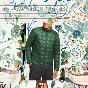 Chaqueta Bomber Casual de Lona Ligera con Bordado para Hombre, Cierre de Cremallera, Cálida para Otoño, Ideal para Actividades al Aire Libre - Product Image 2