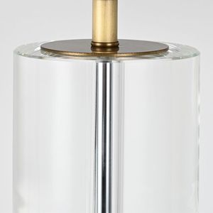 Đèn Bàn Cột Pha Lê Trong Suốt Chụp Đèn Vải Trang Trí Hiện Đại Phòng Khách Phòng Ngủ Biệt Thự Khách Sạn - Product Image 4