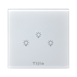 Interruptor de Luz Inteligente Google Home de 3 Canales, Compatible con Tuya Smart Life, Interruptor de Luz Wifi Inteligente Tuya, Compatible con iOS para Automatización del Hogar Inteligente - Product Image 1