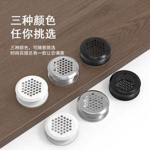 Breathable Stainless Steel Vent <b>Plug</b> H30401 White Black For Wardrobe Cabinet Hardware - Product Image 4