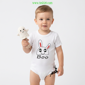 Ropa de algodón orgánico para bebés recién nacidos, conjunto de monos con estampado de dibujos animados de animales, venta al por mayor - Product Image 1
