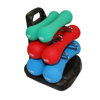 Poids personnalisés, équipement de Fitness, levage, 1Kg, 2Kg, 3Kg, haltère Hexagonal en néoprène, vente en gros