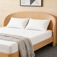 Drap de mise à la terre 90% coton biologique 10% fibre d'argent, poches profondes 15 pouces, design doux et conducteur pour un meilleur sommeil, literie de mise à la terre