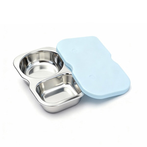 New Easy Open Leak Proof Food Containers Daycare and School Toddler <b>Lunch</b> <b>Box</b> Silicone Sealed Lid Stainless Steel Snack Storage - Product Image 4