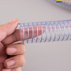 Manguera de <span class=keywords><strong>PVC</strong></span> Flexible Reforzada con Alambre de Acero, Resistente a Alta Presión, para Succión de Bomba, Tipo Espiral Transparente - Product Image 2