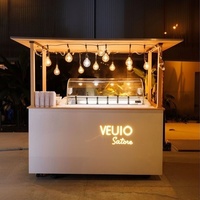 Remorque alimentaire portable personnalisable en usine, résistante à la rouille, multifonctionnelle pour hot-dogs, glaces et services de restauration rapide - Petite taille
