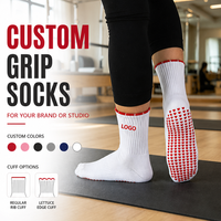 Chaussettes de yoga antidérapantes et antibactériennes personnalisables pour femmes, collection été, marque privée