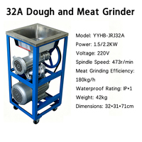 Broyeur de viande et d'os pour usage agricole, 180 kg par heure, pour alimentation avicole, USA, type 32, 1,5 kW, 2,2 kW