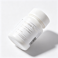 Étiquettes de bouteilles de comprimés Haoxuan ODM, autocollants imprimés gaufrés UV sélectifs, imperméables, pour l'emballage et la marque des produits de santé