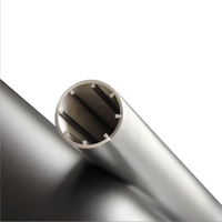 Saringan Kawat Baja Anti Karat Biaoyu 304/316L Model Wedge Wire Johnson dengan Inti Nilon, Slot 300 Mikron, Ukuran dan Panjang Dapat Disesuaikan