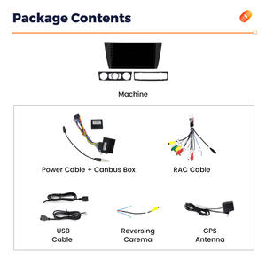 MEKEDE 4 ядра <span class=keywords><strong>2</strong></span> + 32 ГБ Android 14 автомобильный Автомобильный радиоприемник FM навигационный 1024*600 IPS экран для BMW E90 2005-2013 - Product Image 2