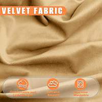 Tissu en polycoton kaki uni, tissage sergé, durable, pour divers produits textiles, vente en gros