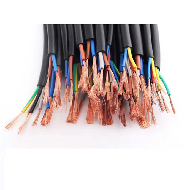 Wholesale Multi Core Flexible Copper Power Cables PVC Insulated Low Voltage 0.75-6mm 25 Year Warranty
