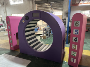Équipement de jeu d'intérieur souple, style parc d'attractions, château d'escalade et piscine à balles en mousse, centre de jeu à domicile pour enfants - Product Image 4