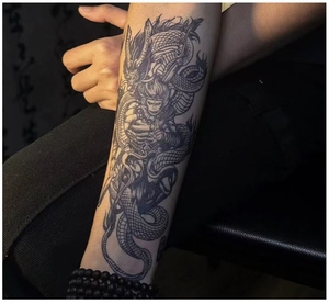 Adesivo del tatuaggio Wukong <span class=keywords><strong>mito</strong></span> nero per sport e intrattenimento - Product Image 3