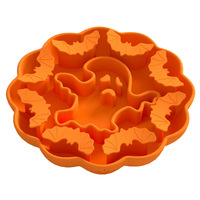 Bol d'alimentation anti-glouton élégant pour animaux de compagnie, idéal pour les fêtes saisonnières, sans danger pour les aliments, non toxique, pour Halloween